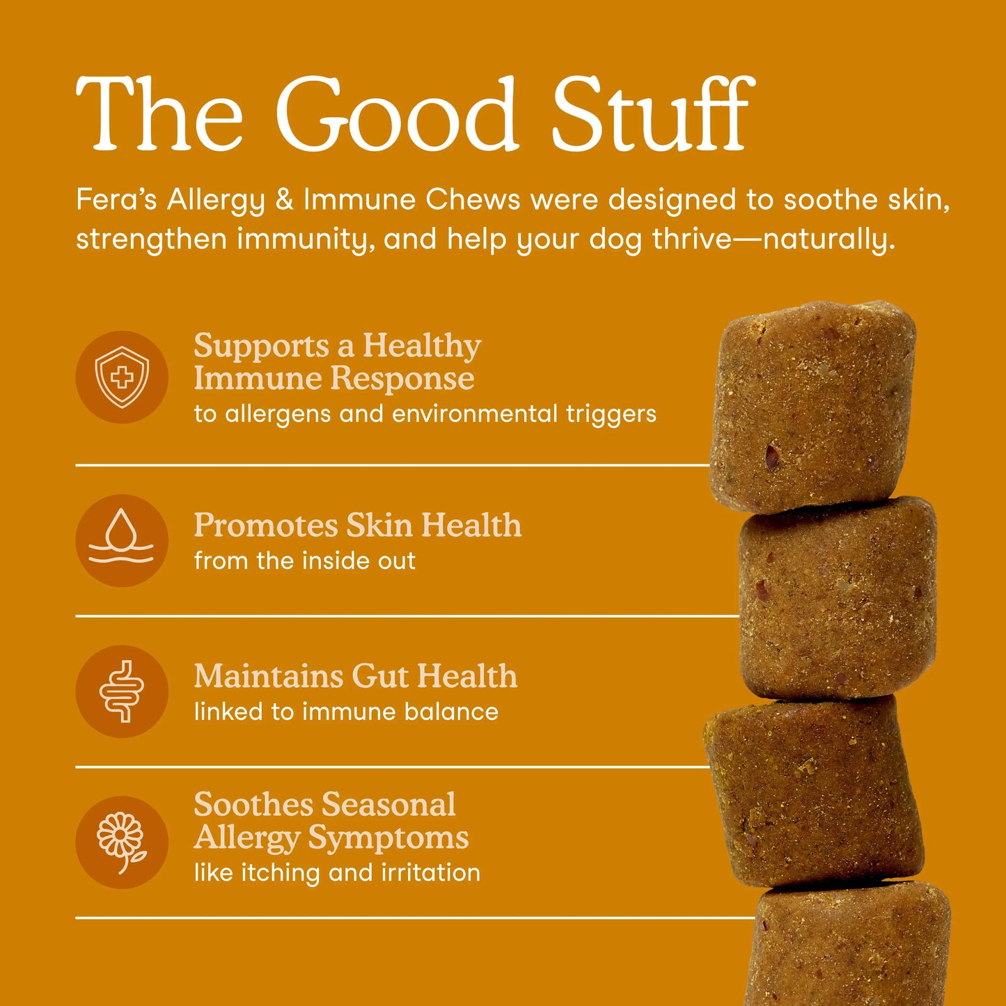 Allergy & Immune Soft Chews for Dogs, Seasonal Allergy & Immune System Support