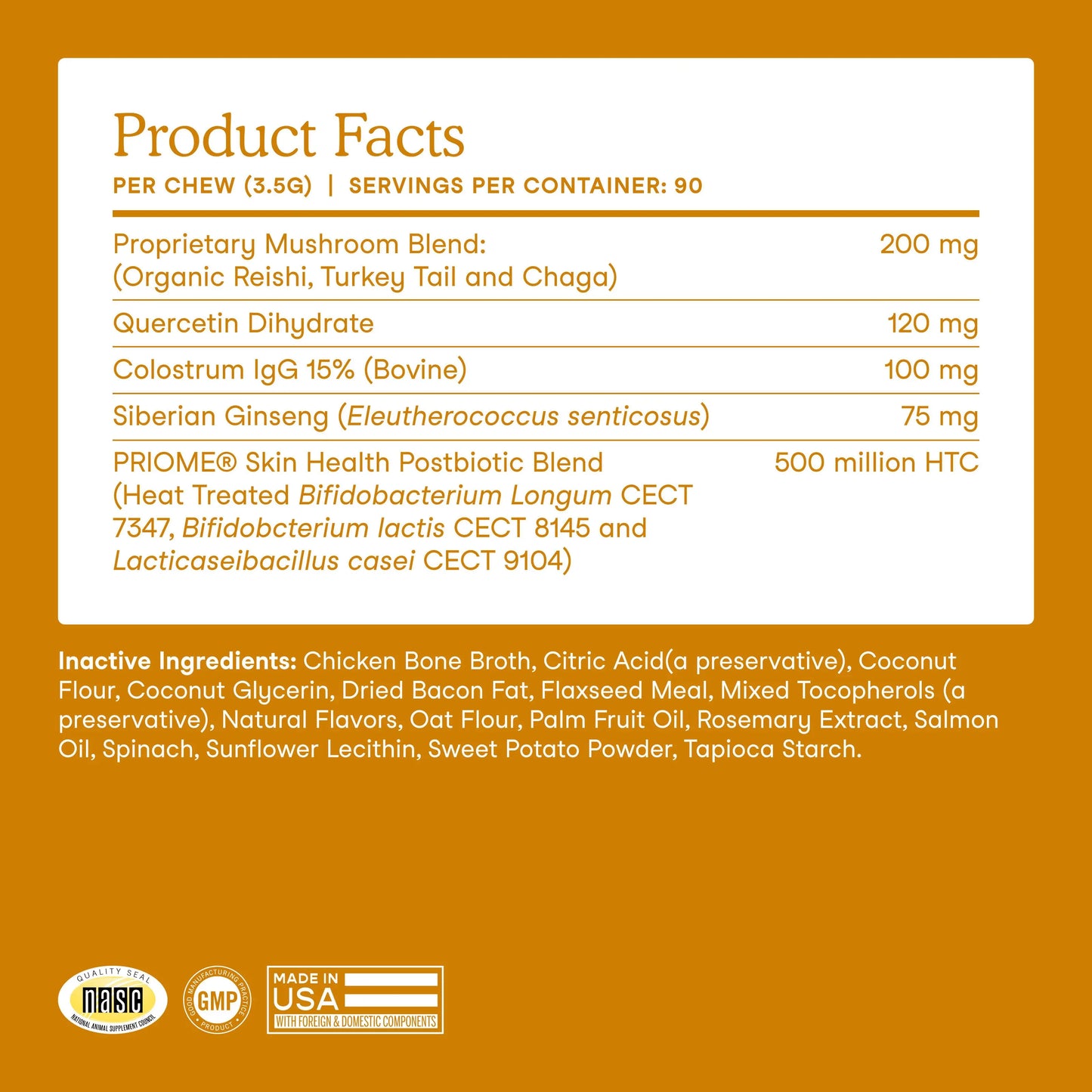 Allergy & Immune Soft Chews for Dogs, Seasonal Allergy & Immune System Support